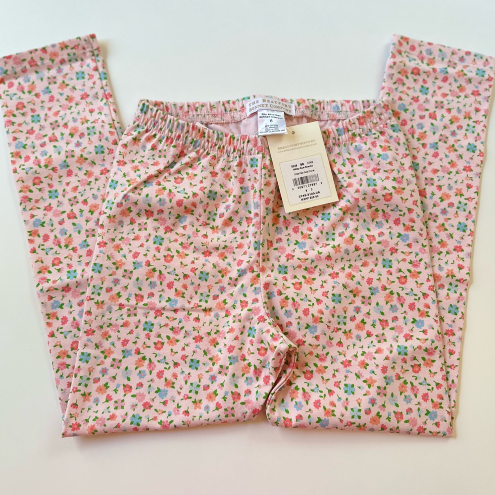 TBBC Mitzy Sue Slacks - Fall Fest Floral Girls 12